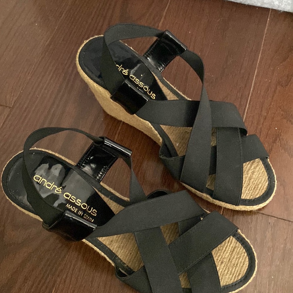Andre Assous comfortable wedge espadrilles